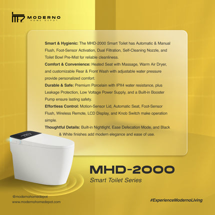 MHD 2000 Series (Smart Toilet)