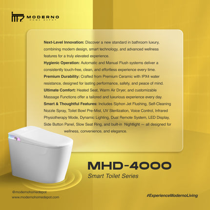 MHD 4000 Series (Smart Toilet)