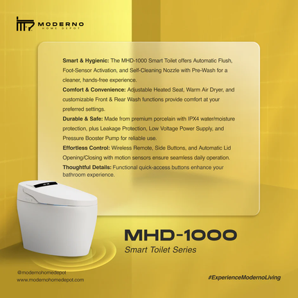 MHD 1000 Series (Smart Toilet)