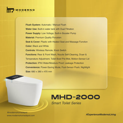 MHD 2000 Series (Smart Toilet)