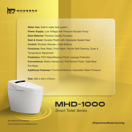 MHD 1000 Series (Smart Toilet)