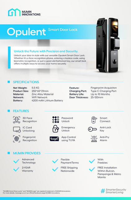OPULENT - MAIN DOOR LOCK