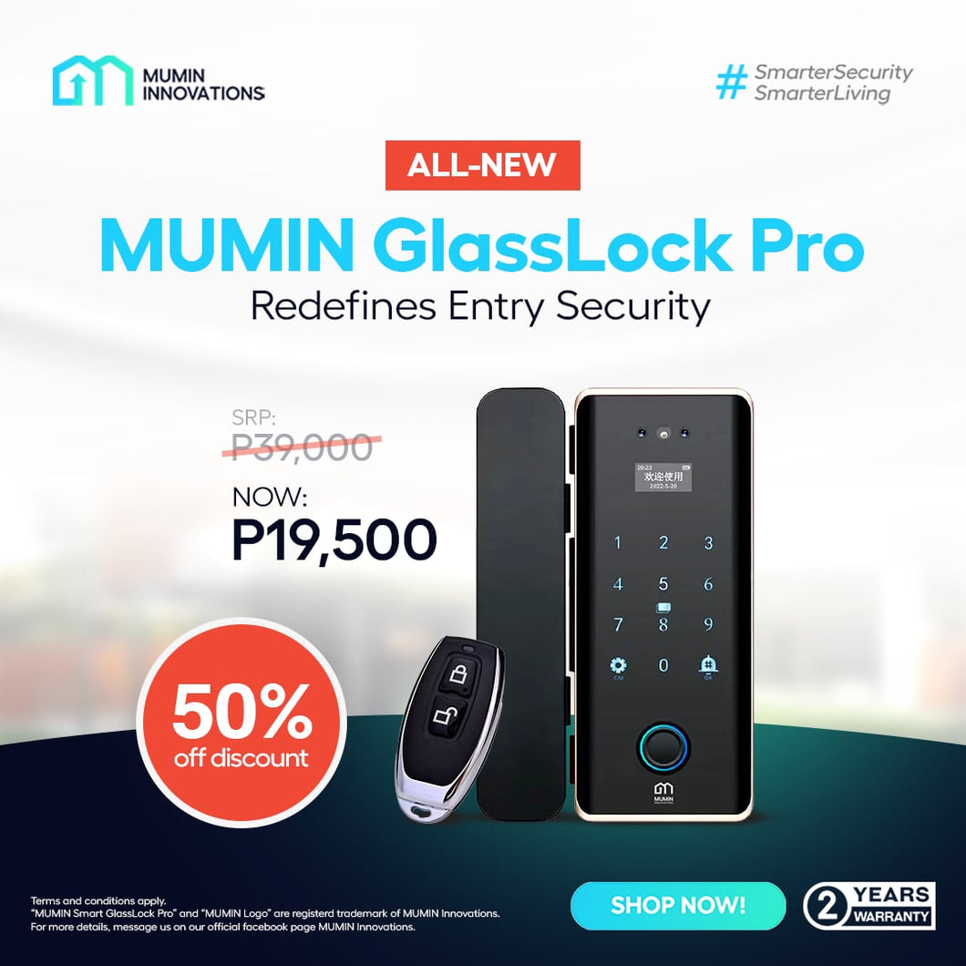 GLASSLOCK PRO - GLASS DOOR LOCK