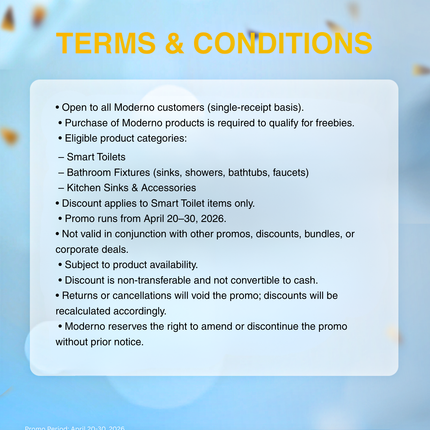 Smart Home (Bathroom Upgrade Promo)