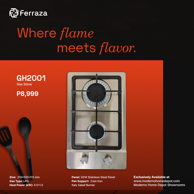 GH2001 - Stainless Steel (Gas Hob)