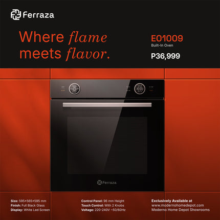 Ferraza: EO1009 - (Built-In Oven)