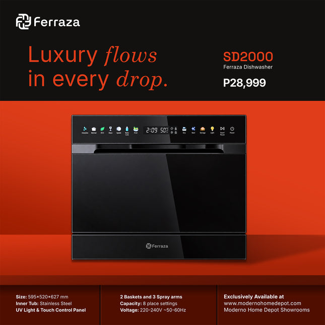 Ferraza: SD2000 - (Smart Dishwasher)