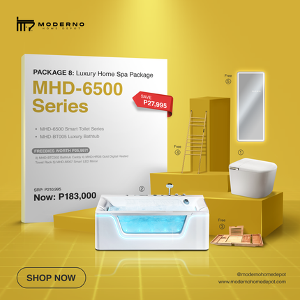 Moderno Exclusive Package (Luxury Home Spa Package)