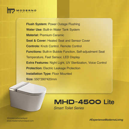 MHD 4500 Lite Series (Smart Toilet)