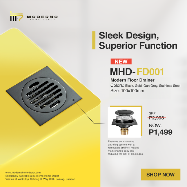 MHD-FD001 (Modern Floor Drainer)