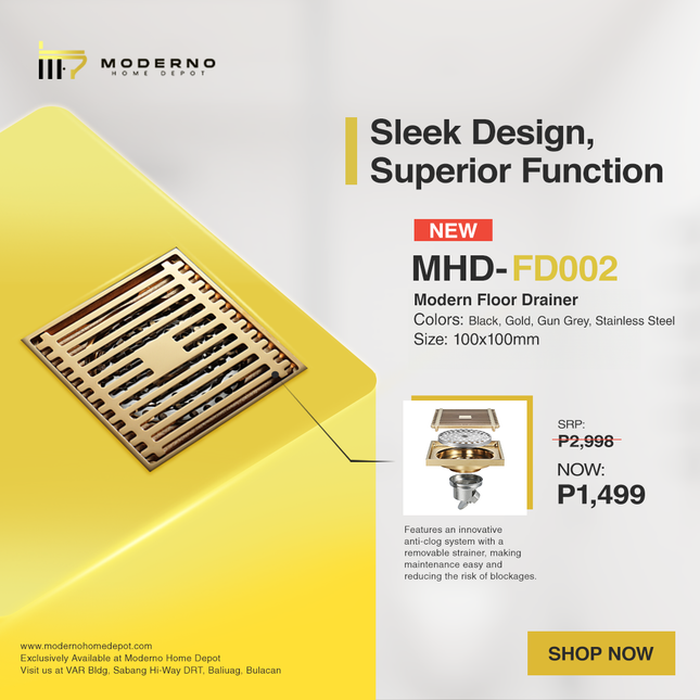 MHD-FD002 (Modern Floor Drainer)