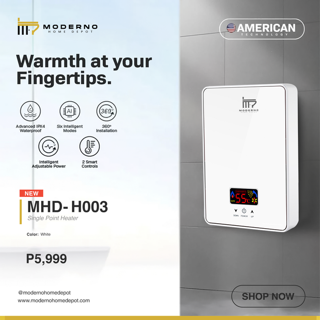 MHD - H003 (Digital Water Heater Single Point)