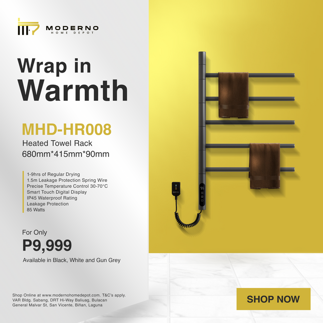 MHD-HR008 (Digital Heated Towel Rack)