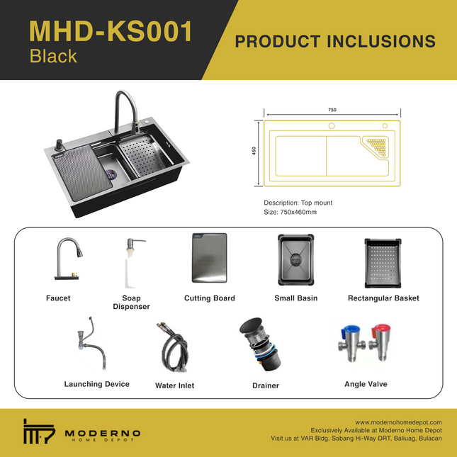 MHD-KS001 (Modern Kitchen Sink)