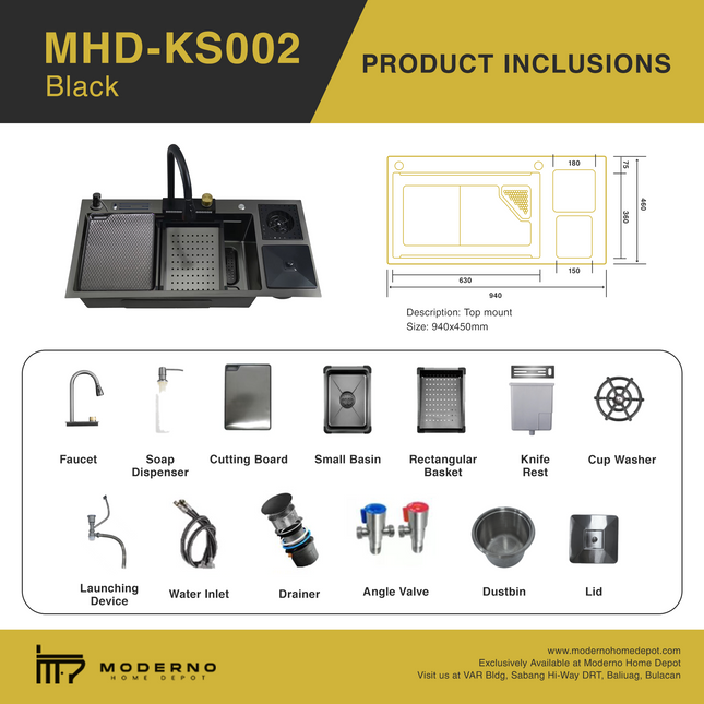 MHD-KS002 (Modern Kitchen Sink)