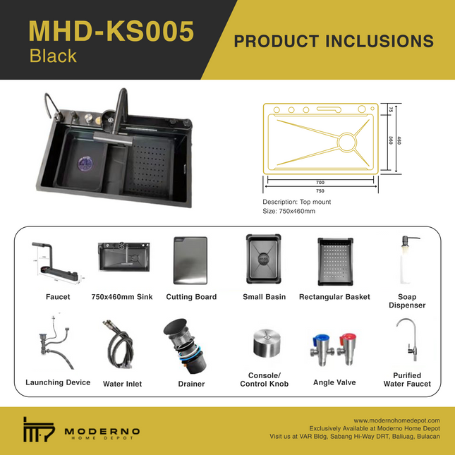 MHD-KS005 (Modern Kitchen Sink)