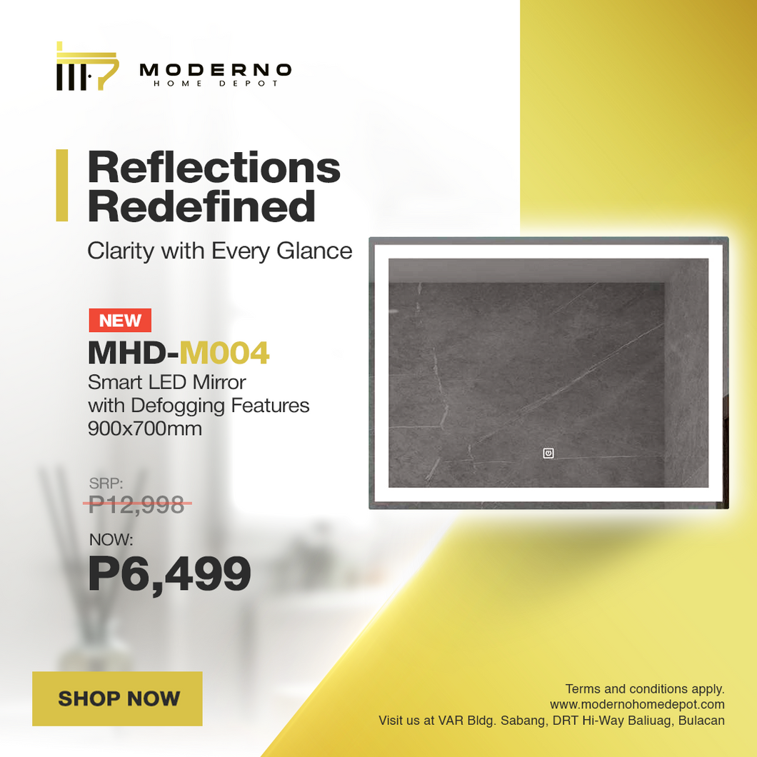 MHD-M004 (Smart LED Mirror - Square Shape)