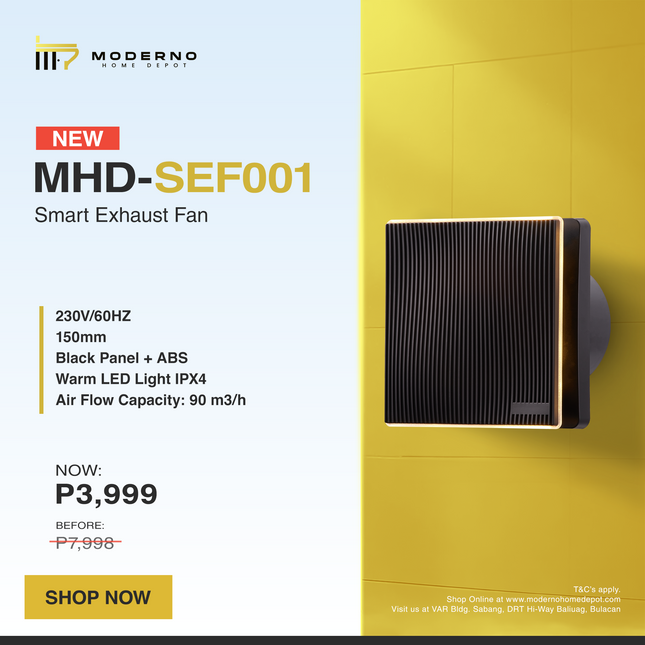 MHD - SEF001 (Smart Bathroom Exhaust Fan)