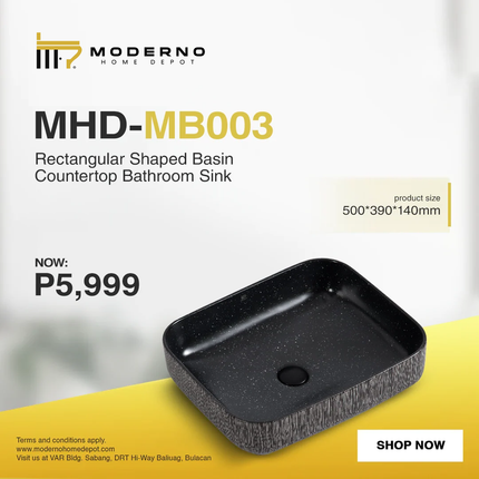 MHD-MB003 (Modern Bathroom Sink - Marble)