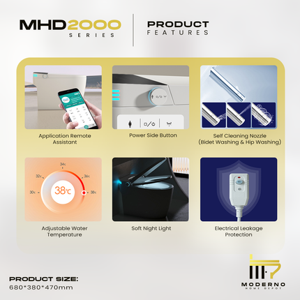 MHD 2000 Series (Smart Toilet)