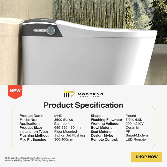 MHD 3500 Series (Smart Toilet)