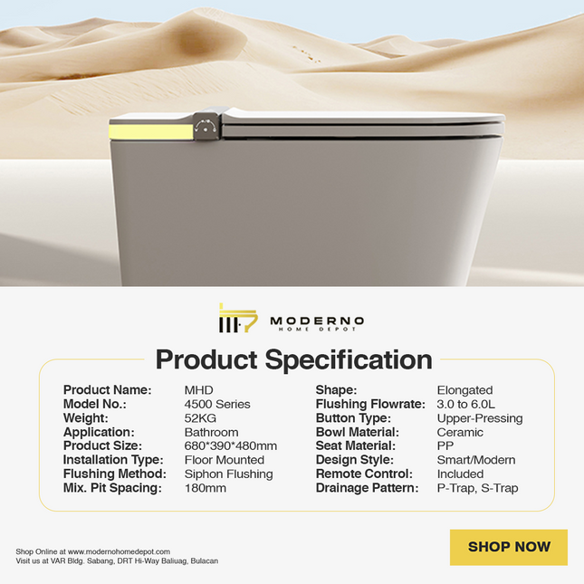 MHD 4500 Series (Smart Toilet)