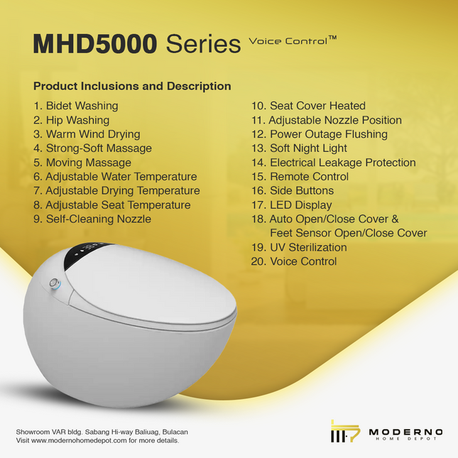 MHD 5000 Series (Smart Toilet)