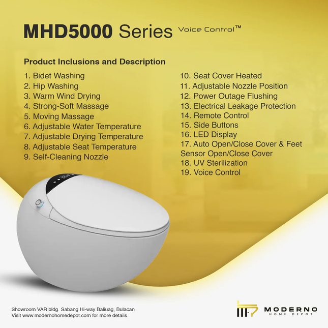 MHD 5000 Series (Smart Toilet)
