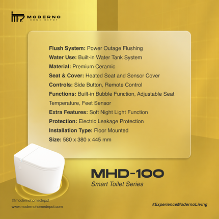 MHD 100 Series (Smart Toilet)