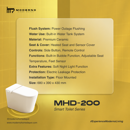 MHD 200 Series (Smart Toilet)