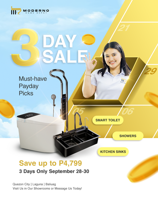 PAY DAY SALE - (September 28-30, 2025)