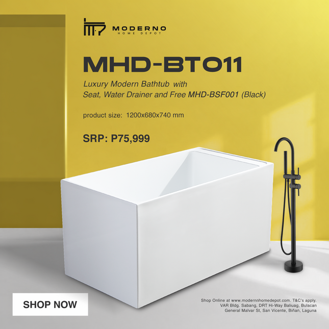 MHD-BT011 (Luxury Modern Bathtub)