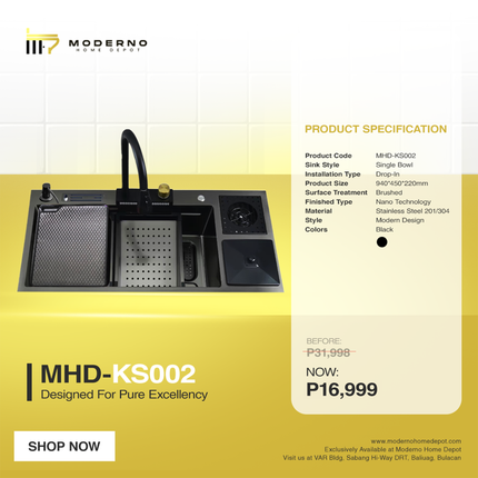 MHD-KS002 (Modern Kitchen Sink)