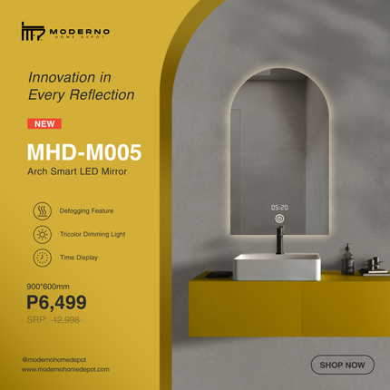 MHD-M005 (Smart LED Mirror - Arch Shape)