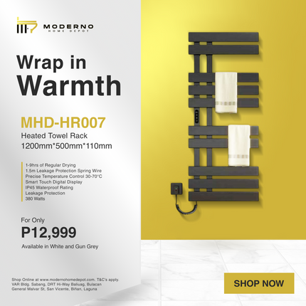 MHD-HR007 (Digital Heated Towel Rack)