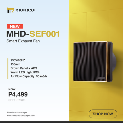 MHD - SEF001 (Smart Bathroom Exhaust Fan)
