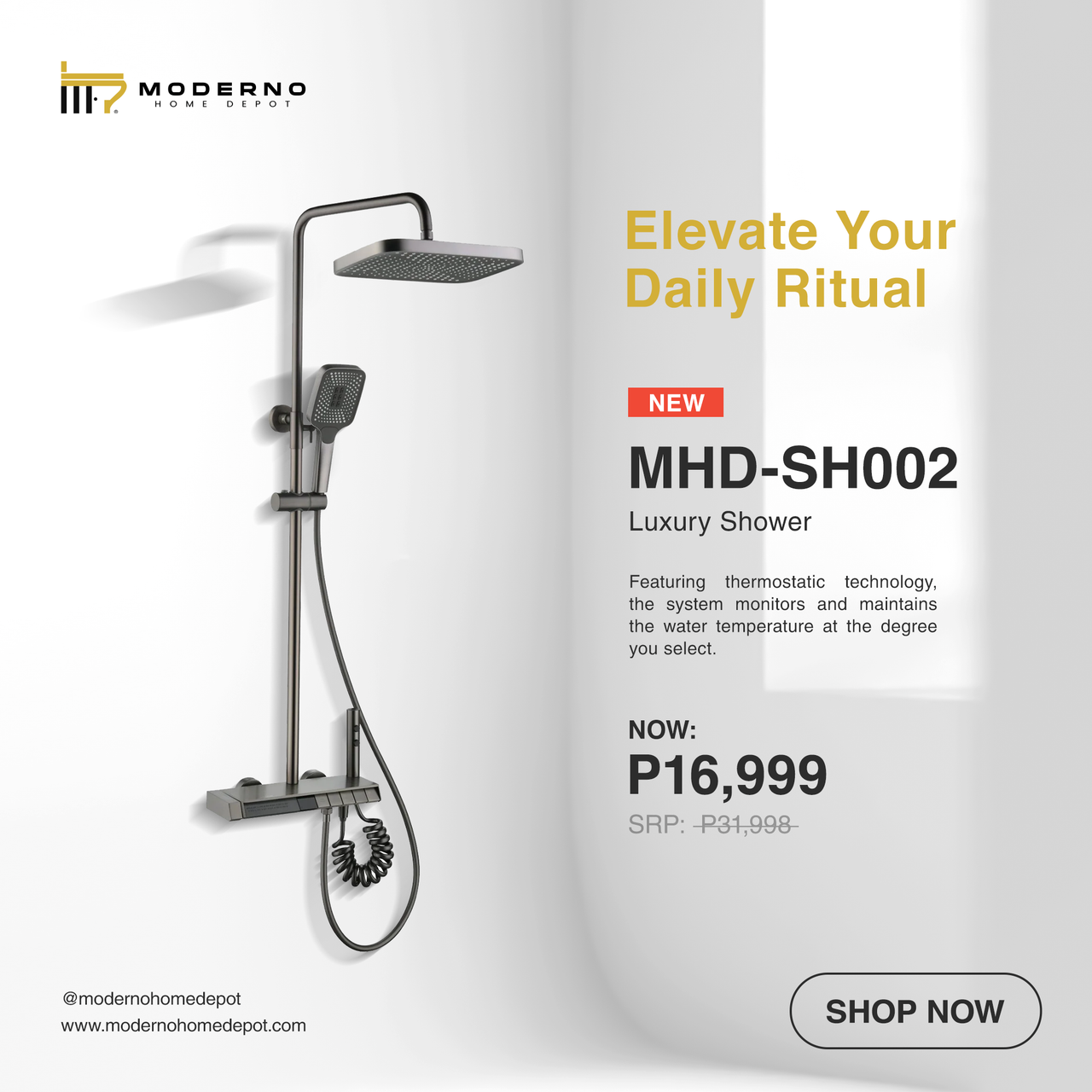 MHD-SH002 (Luxury Shower) – Moderno Home Depot
