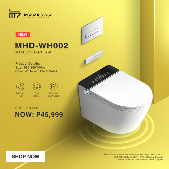 MHD WH2000 Series (Wall Hung Smart Toilet)