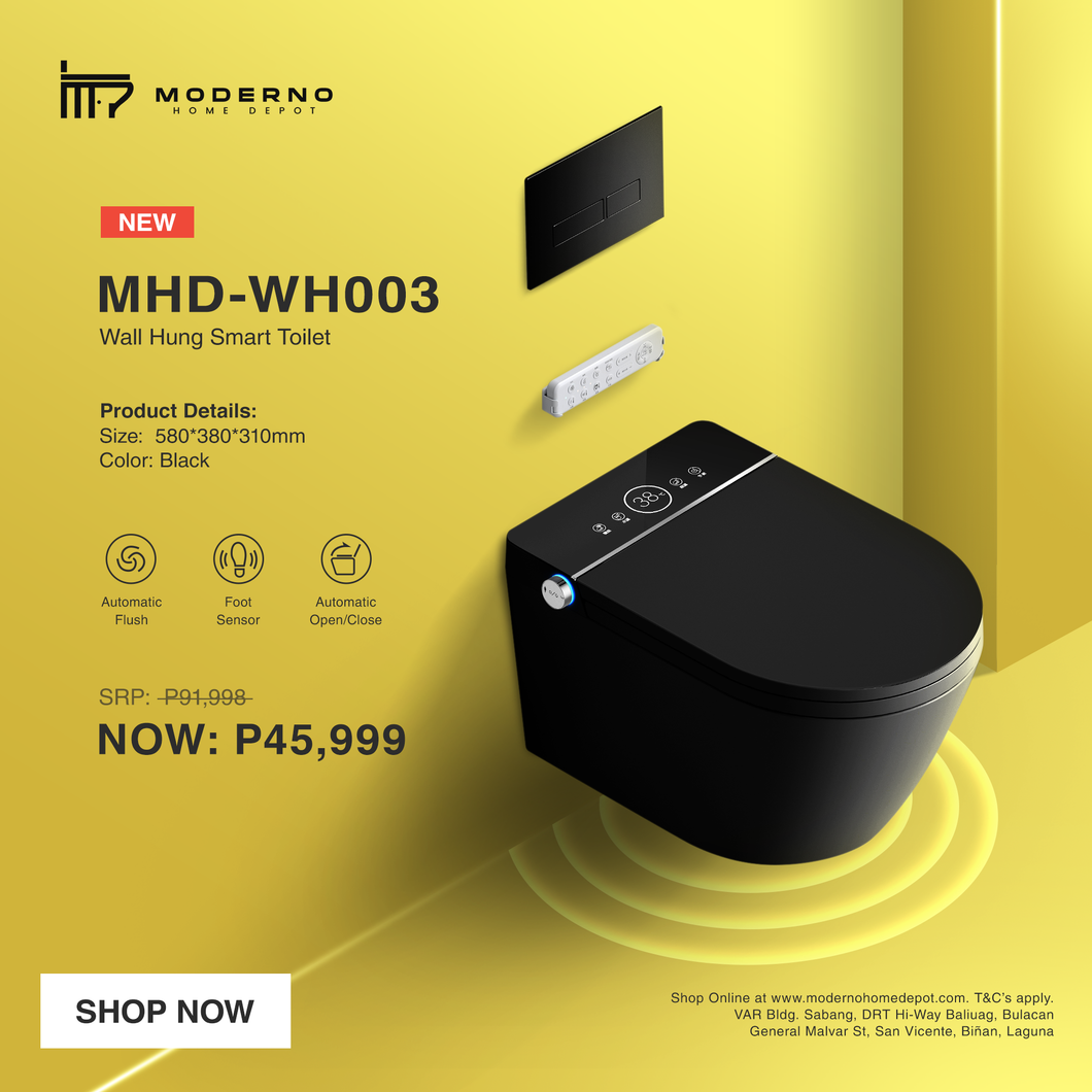 MHD WH003 Series (Wall Hung Smart Toilet)