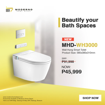 MHD WH003 Series (Wall Hung Smart Toilet)