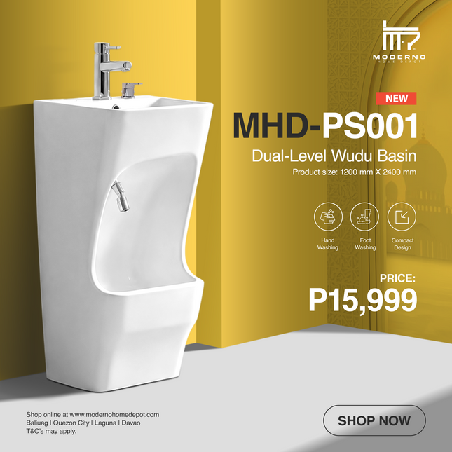 MHD-PS001 (Dual-Level Wudu Basin)