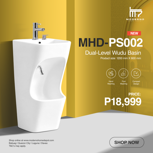 MHD-PS002 (Dual-Level Wudu Basin)