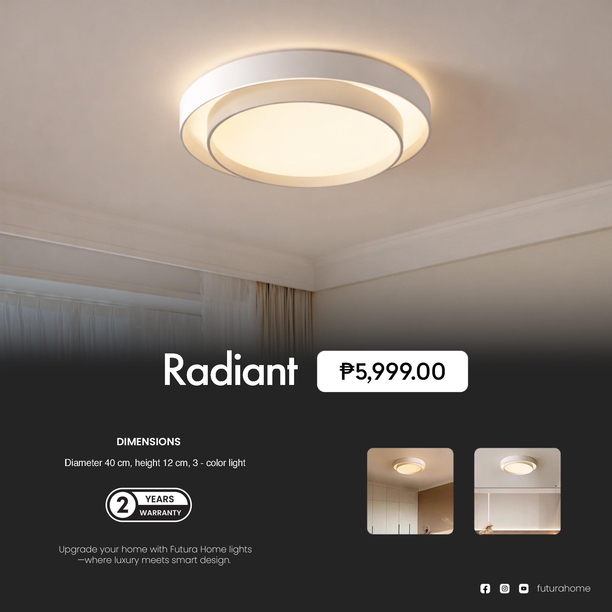 Azit Radiant Radiant – Moderno Home Depot